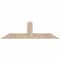 Ekena Millwork Portland Smooth Timber Gable Bracket, Douglas Fir, 60"W x 17"H x 5 1/2"D x 5 1/2"F, 7/12 Pitch GBW060X17X0606POR00SDF - alternate 1